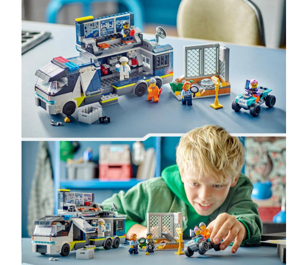 LEGO City 60418 Policyjna ciężarówka z laboratorium kryminalnym - 1203601 - zdjęcie 6